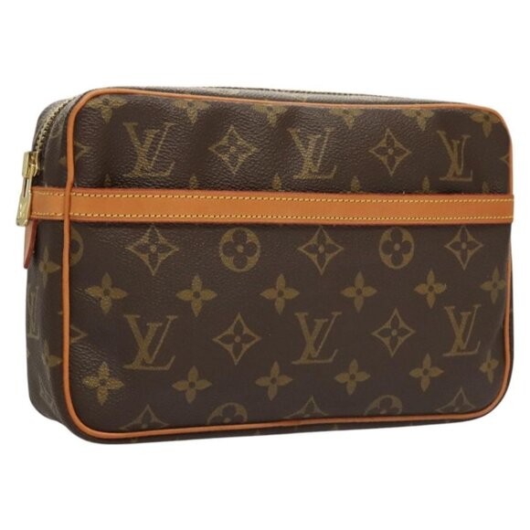 LOUIS VUITTON Monogram Compiegne 23 Clutch Bag M51847 LV Auth 119710 - Picture 1 of 16